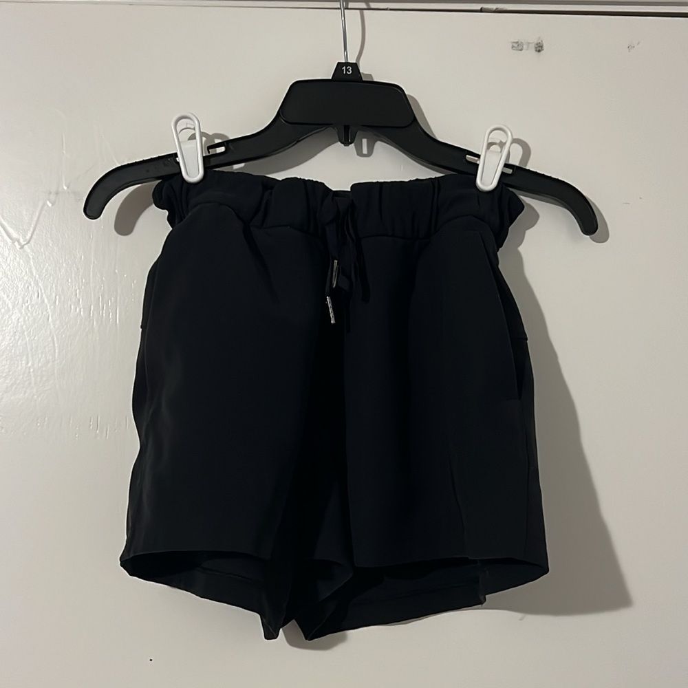 Lululemon Athletica Black High Waist Shorts